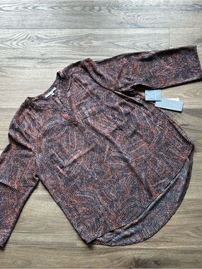 Daniel Rainn Printed Blouse New